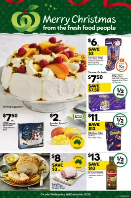 Woolworths catalogue (valid until 9-12)