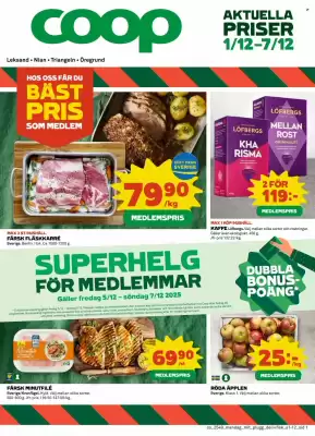 Coop reklamblad (giltig till och med 7-12)