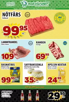 Matvärlden Tensta reklamblad (giltig till och med 7-12)