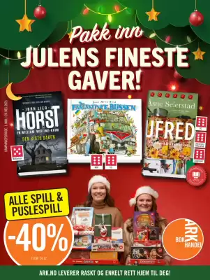 Ark Bokhandel kundeavis (gyldig til 25-12)