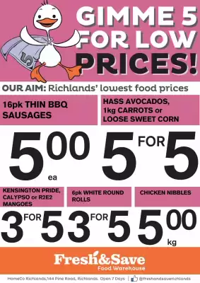 Fresh&Save catalogue (valid until 7-12)