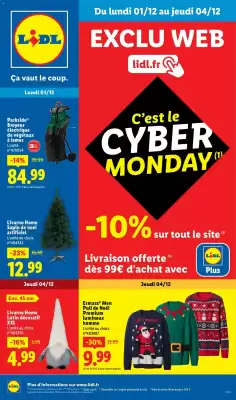 Catalogue Lidl (valable jusqu'au 4-12)