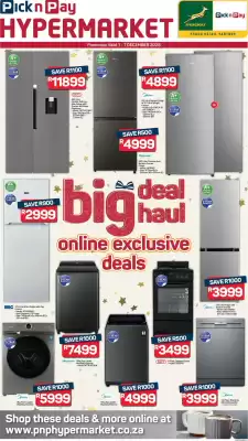 Pick n Pay Hypermarket catalogue (valid until 7-12)
