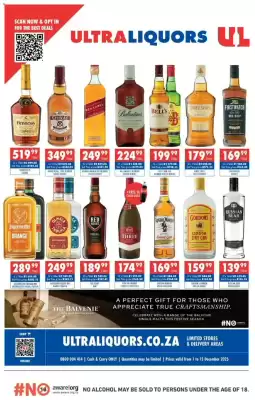 Ultra Liquors catalogue (valid until 15-12)