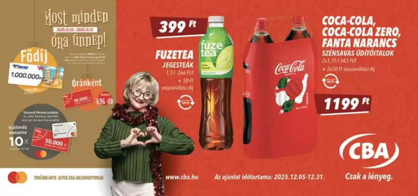 CBA akciós újság (érvényes eddig: 31-12)