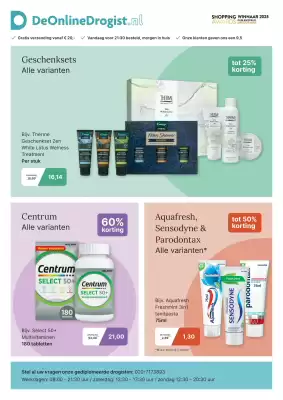 De Online Drogist folder (geldig t/m 7-12)