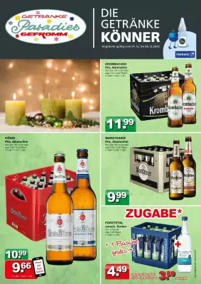 Getränkeparadies Gefromm Prospekt (gültig bis 6-12)