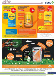 Benu Gyógyszertárak akciós újság Oldal 13