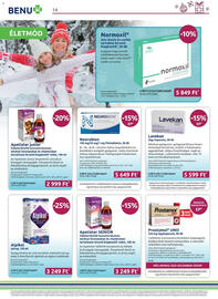 Benu Gyógyszertárak akciós újság Oldal 14