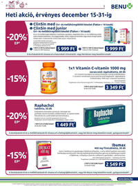 Benu Gyógyszertárak akciós újság Oldal 3