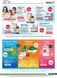 Benu Gyógyszertárak akciós újság Oldal 31