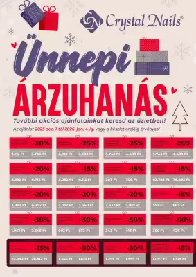 Crystal Nails akciós újság (érvényes eddig: 4-01)