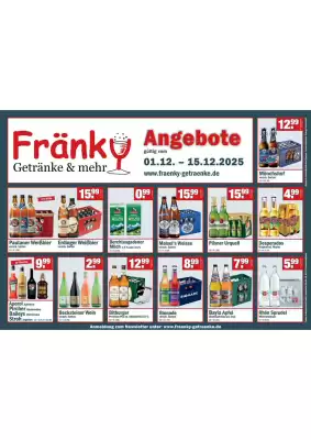 Fränky Getränke Prospekt (gültig bis 15-12)