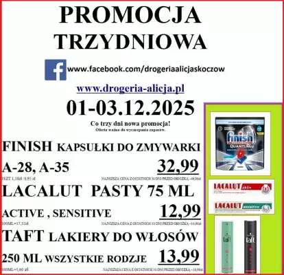 Drogeria alicja gazetka (ważność do 3-12)