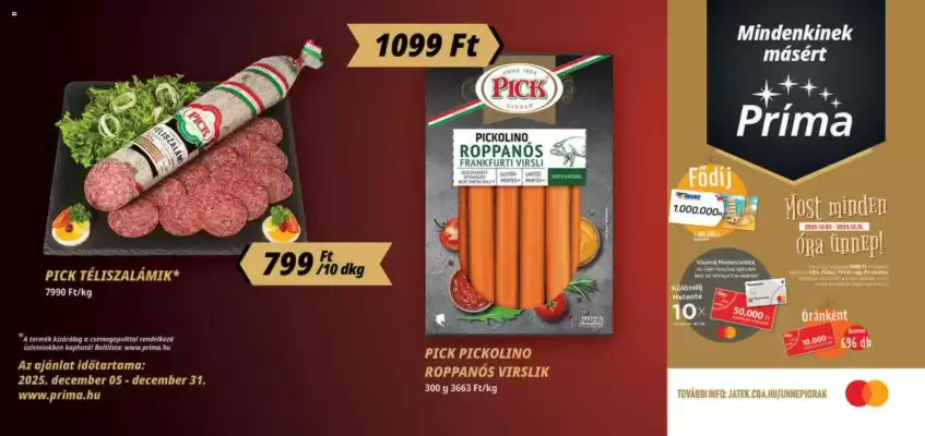 Príma akciós újság (érvényes eddig: 31-12)