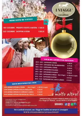 Volantino I Viaggi del Cavallino (valido fino al 21-12)