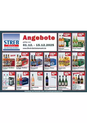 Streb Getränkemarkt Prospekt (gültig bis 14-12)