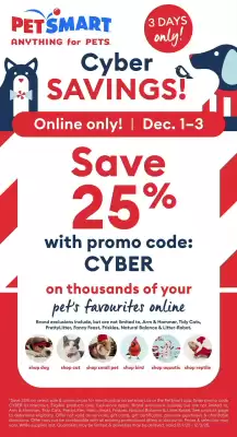 Petsmart flyer (valid until 31-12)