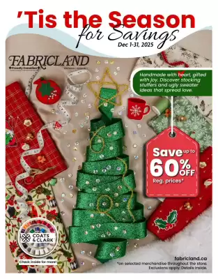 Fabricland flyer (valid until 31-12)