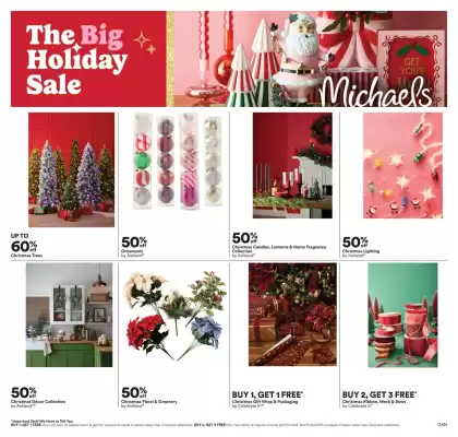 Michaels flyer (valid until 31-12)