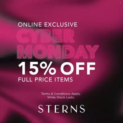 Sterns catalogue (valid until 1-12)