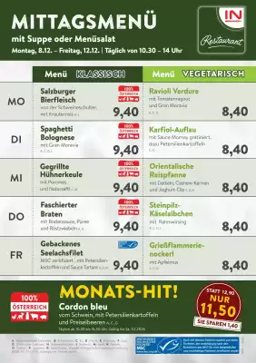 Interspar Restaurant Flugblatt (gültig bis 12-12)