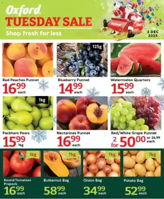 Oxford Freshmarket catalogue (valid until 2-12)