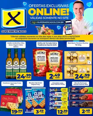 Folheto X Supermercados (válido até 6-12)
