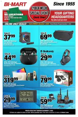 Bi-Mart weekly ad (valid until 7-12)