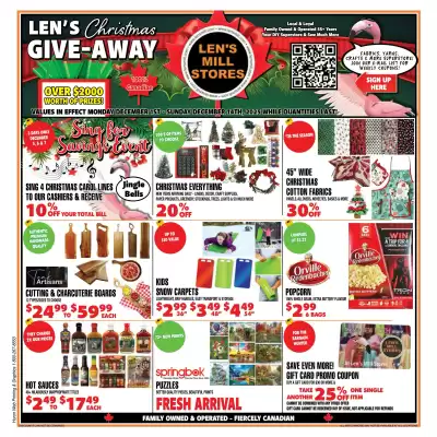 Len's Mill Stores flyer (valid until 14-12)