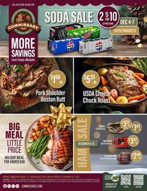 Commissary weekly ad Page 1