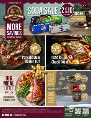 Commissary weekly ad (valid until 14-12)