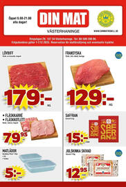 Din Mat reklamblad vecka 49 Sida 1