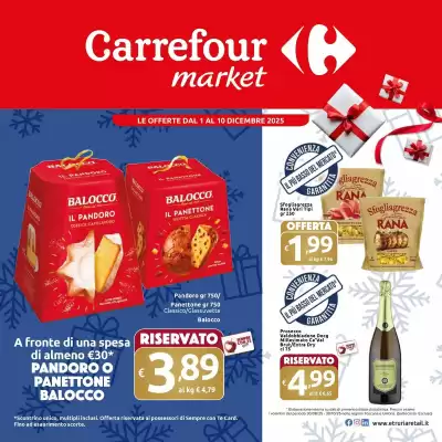 Volantino Carrefour Market (valido fino al 10-12)