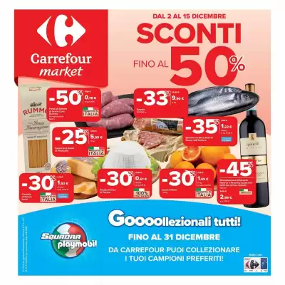 Volantino Carrefour Market (valido fino al 15-12)