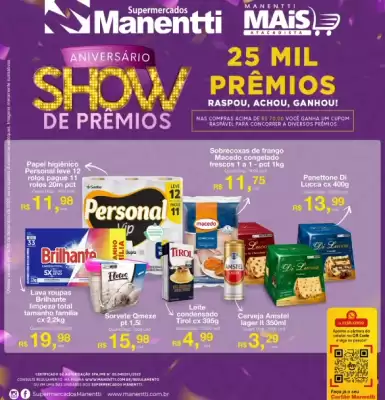 Catálogo Supermercados Manentti (válido até 14-12)