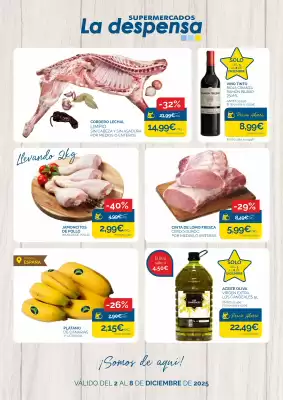 Folleto Supermercados La Despensa (válido hasta el 8-12)