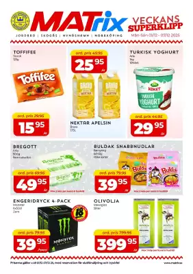 Matrix Butikerna reklamblad (giltig till och med 6-12)