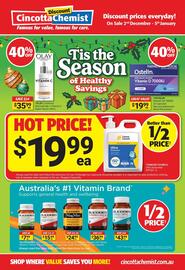 Cincotta Chemist catalogue Page 1
