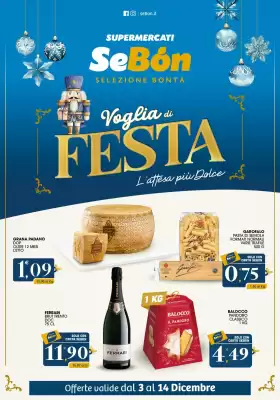 Volantino SeBón Supermercati (valido fino al 14-12)