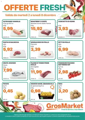 Volantino GrosMarket (valido fino al 8-12)