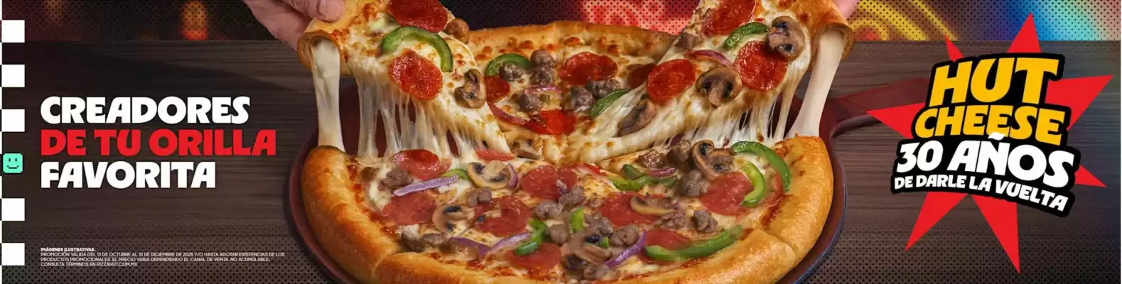 Catálogo Pizza Hut (válido hasta 31-12)