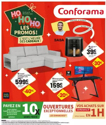 Catalogue Conforama (valable jusqu'au 25-12)