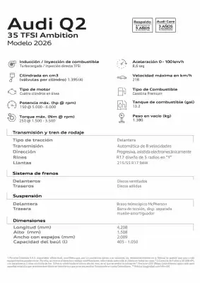 Catálogo Audi (válido hasta 31-12)