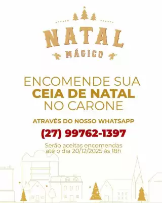 Encarte Carone (válido até 20-12)