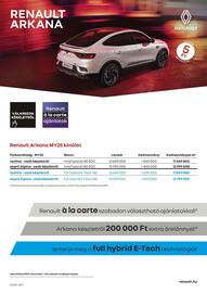 Renault akciós újság | Arkana Oldal 2