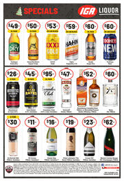 IGA Liquor catalogue week 49 Page 1