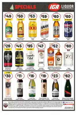 IGA Liquor catalogue (valid until 9-12)