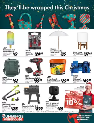 Bunnings catalogue (valid until 24-12)