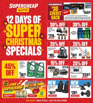 SuperCheap Auto catalogue
